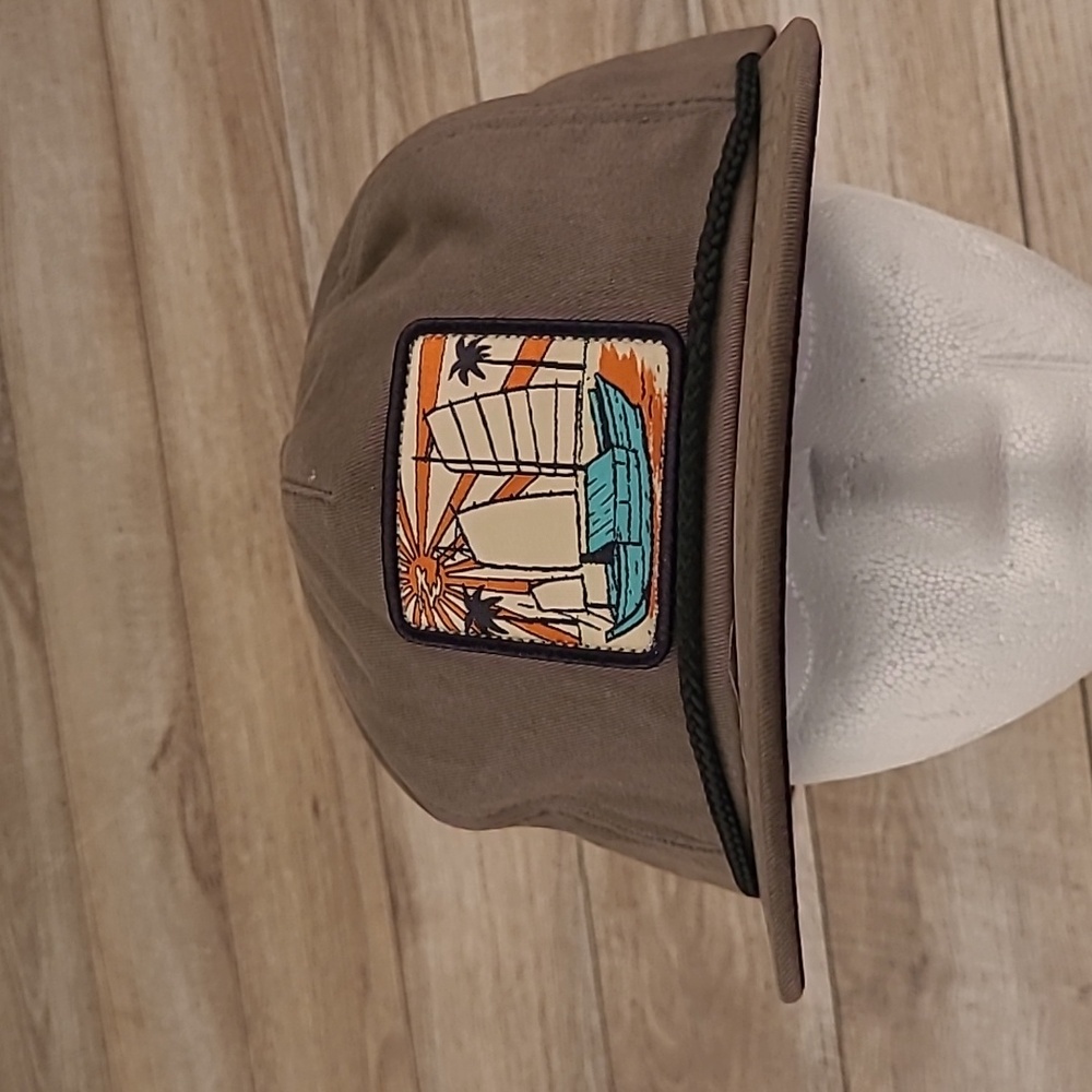 HOWLER BROS x Ramen Tatsu-ya‎ Collab Olive Green Brown Embroidered Snapback Hat